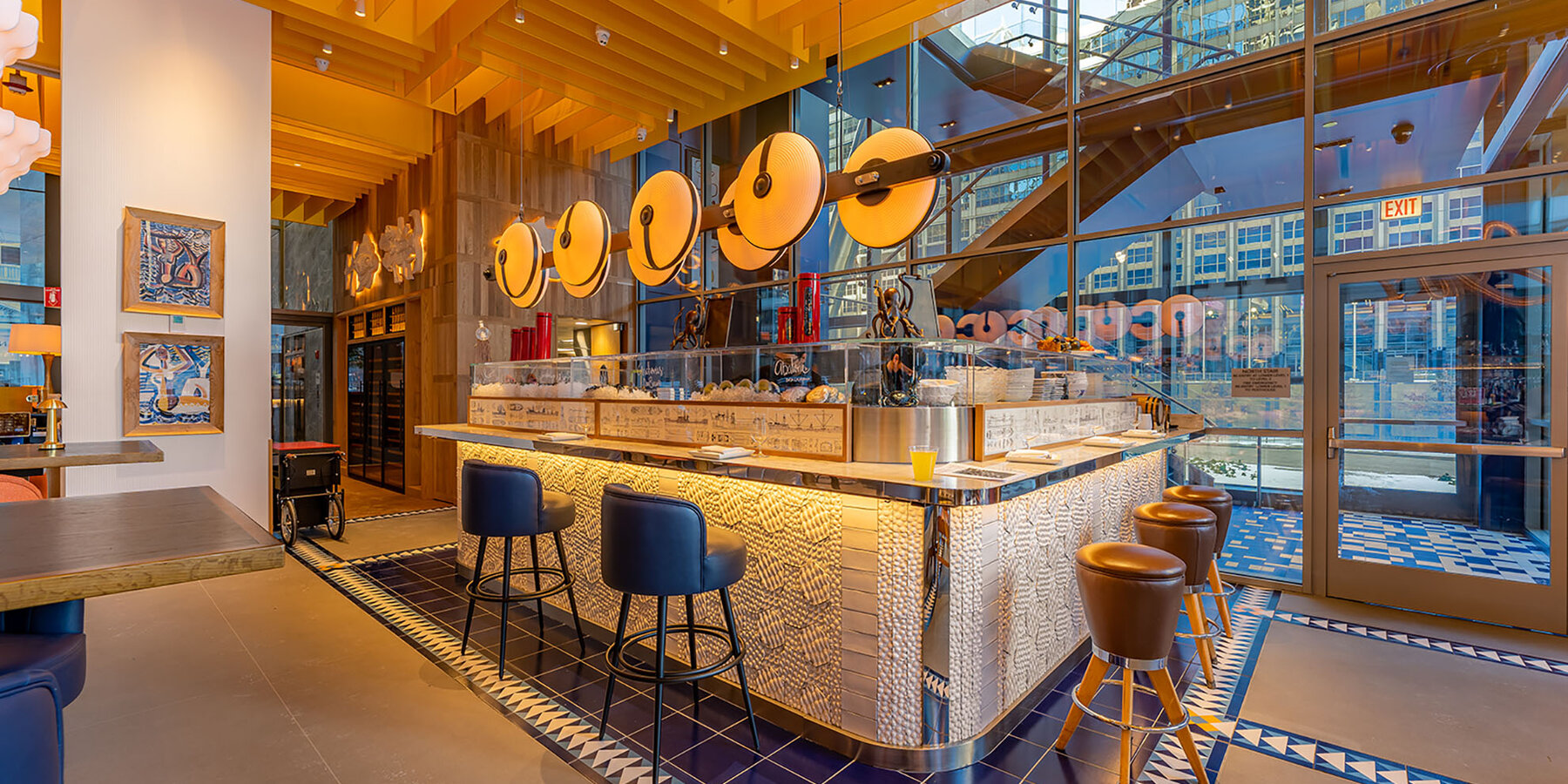 高級レストラン建設中のバカラ カジノ やり方 - THINK FOOD GROUP BAR MAR