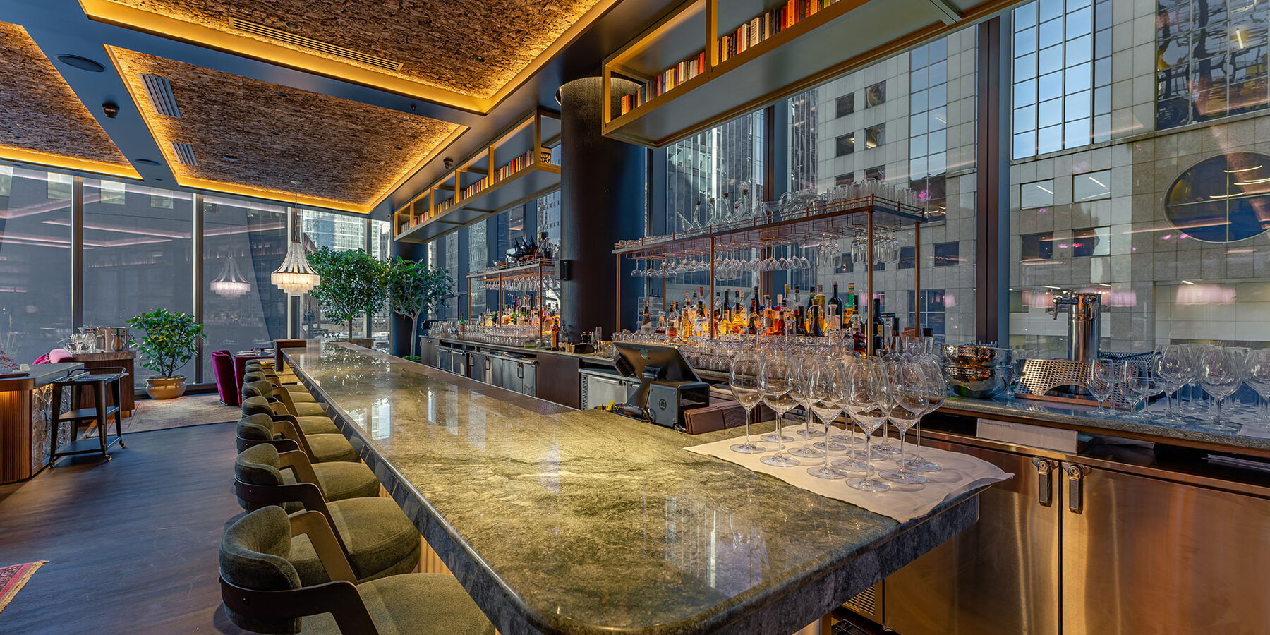 高級レストラン建設中のバカラ カジノ やり方 - 食品グルバカラ カジノ やり方のバザール ミートバーを考える