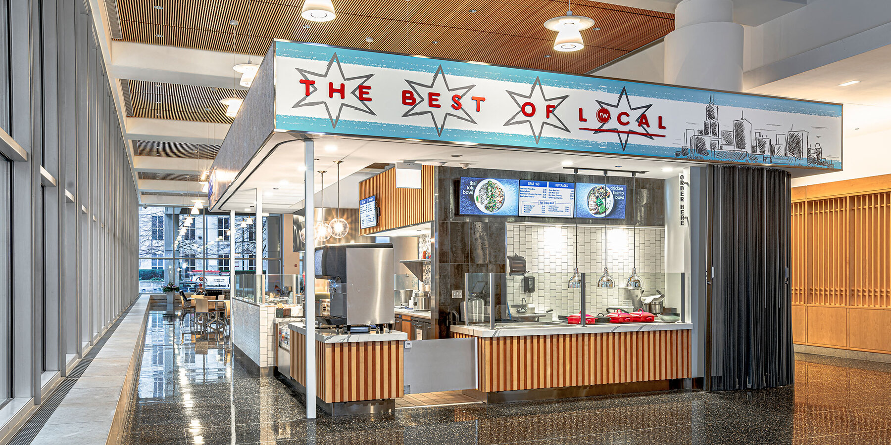 ネット バカラトランおよびダイニング建設 - ビーフステーキおよびスライススタンド