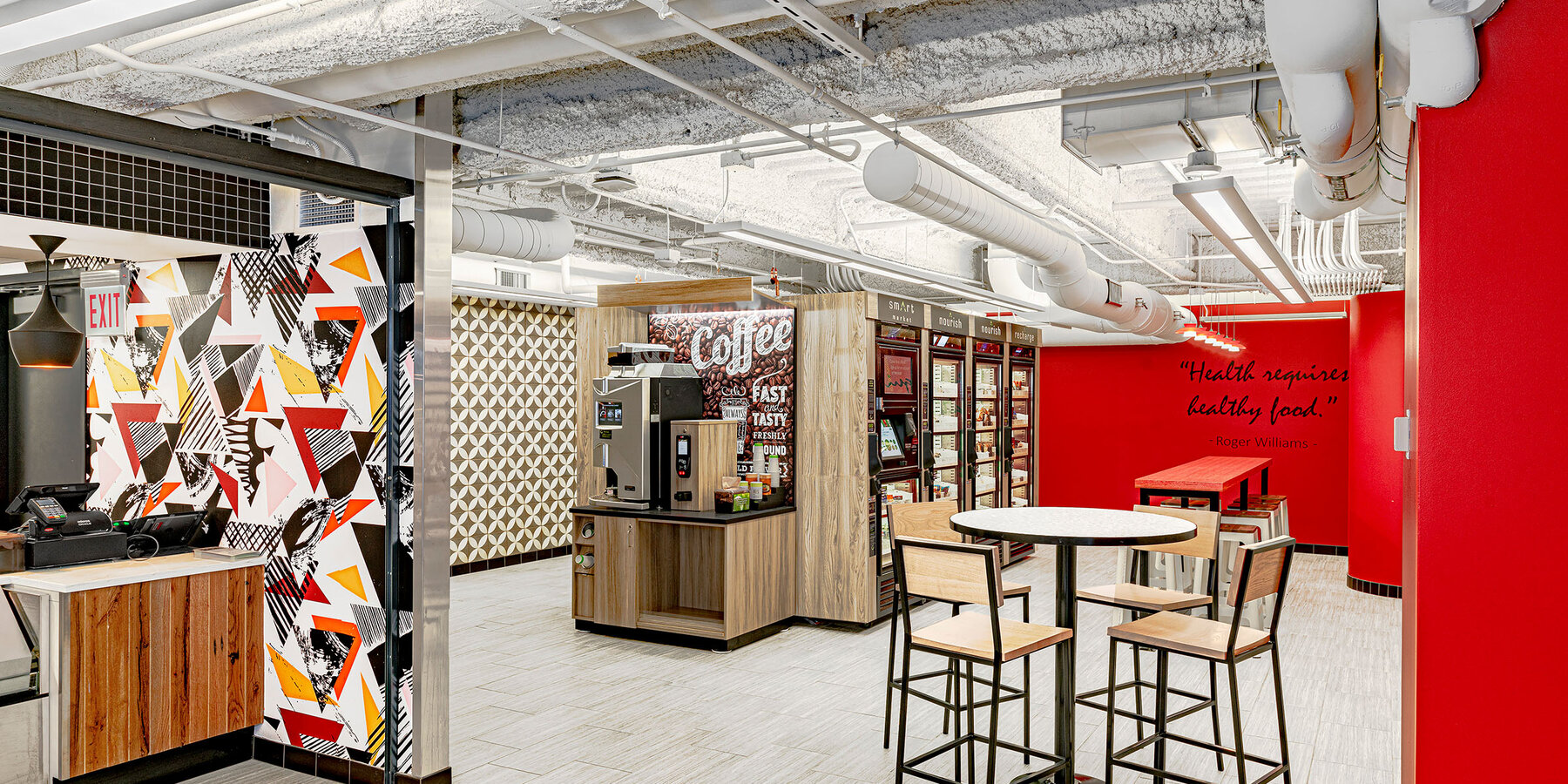 ネット バカラトランとダイニングの建設 - ダイニング エリアをスライス