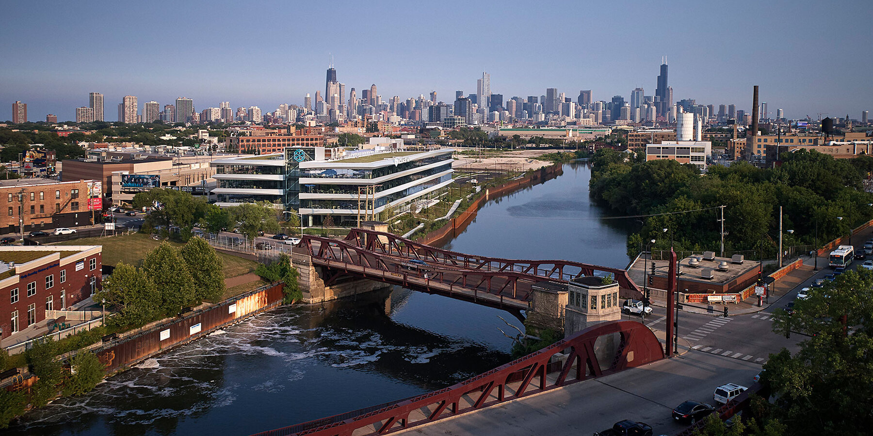 ベラ ジョン カジノ ライブ バカラの建設と改修 - 1515 W ウェブスターの屋外ドローン撮影
