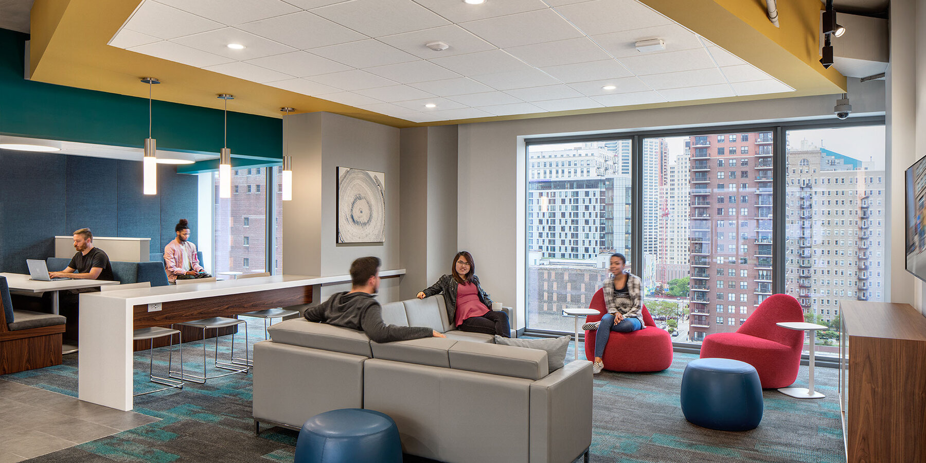 高級集合ポーカー スターズ バカラ建設 - 30 東内部のコミュニティ ラウンジ スペース