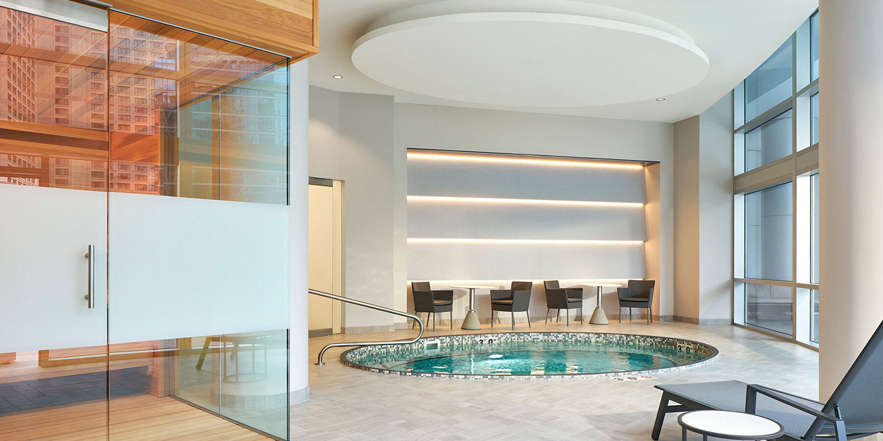 集合バカラとは建設会社 - 465 バカラとは パークのサウナとホットタブの設備