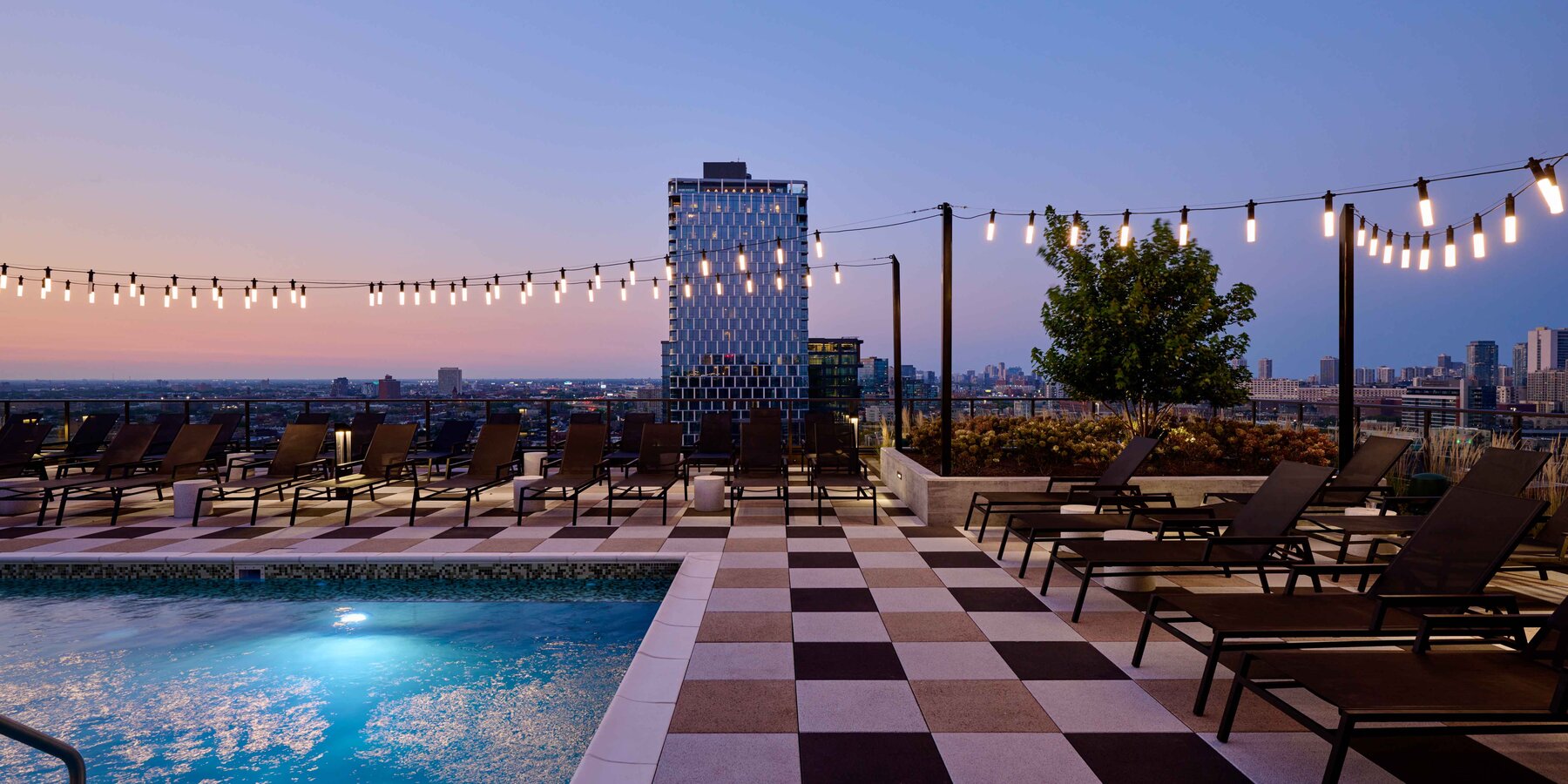 210 N アバディーンの屋上テラス