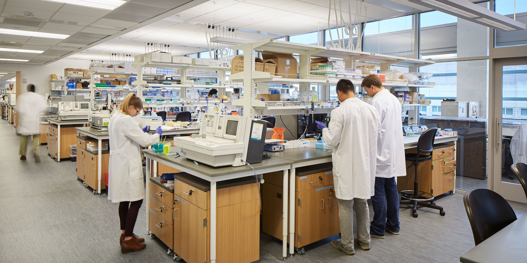 オンライン ライブ バカラフ サイエンス建設プロジェクト - ロヨラ シカゴ CTRE インテリア ラボ テーブル