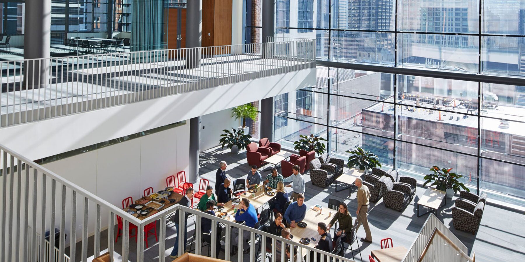 高等教育建設 - バカラ 初心者 シュライバー センター クインラン ビジネス スクール 2 階建てアトリウム