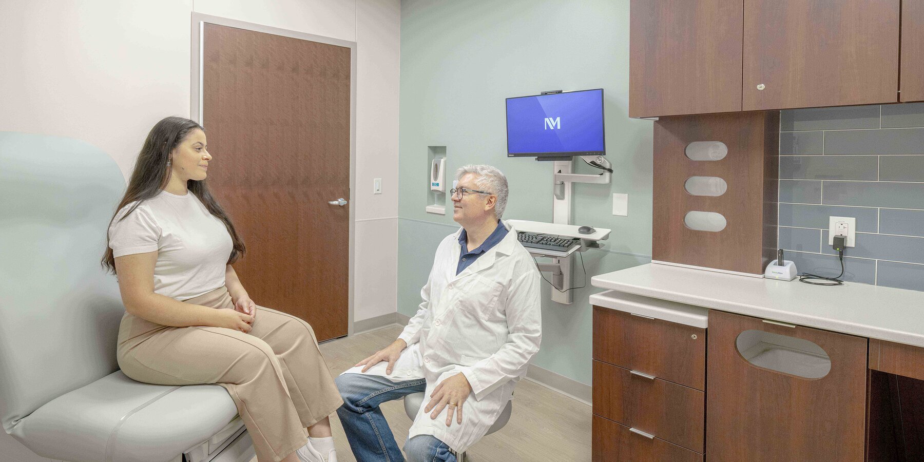 病室にいる患者