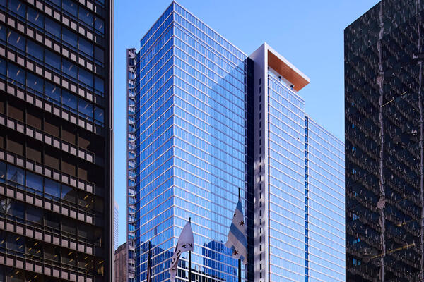 集合住宅建設 - ブロック 37 のマーキーの建物外観全景